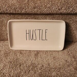 Rae Dunn "Hustle" Tray